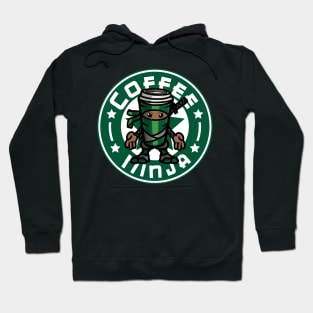 Coffee Ninja - Green Hoodie